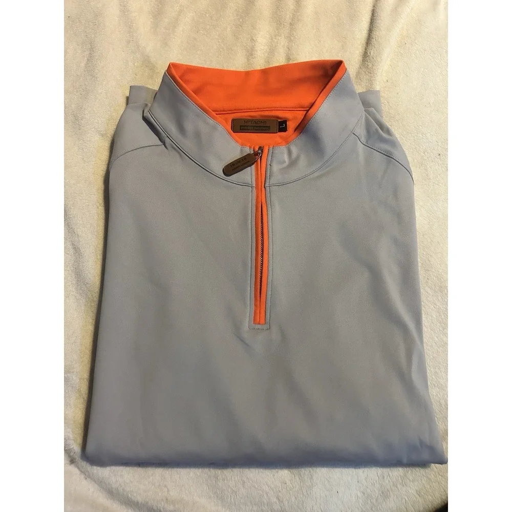 Hitachi Reliable Solutions Grey Jacket‎ Large Pull Over Thin Jacket New